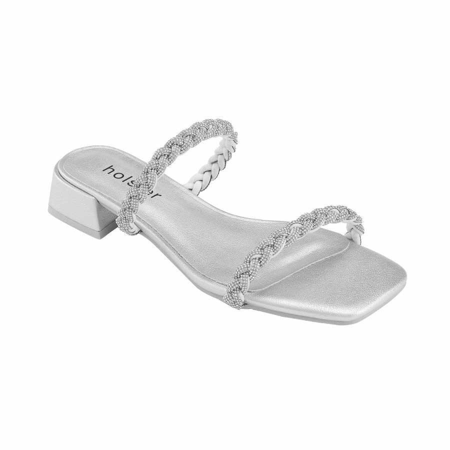 Women Holster | Tiana Heel Bundle - Tan/Silver