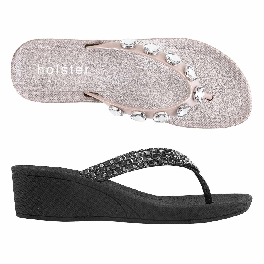 Women Holster | Neptune Wedge & Hope Wedge Bundle - Champagne/Black