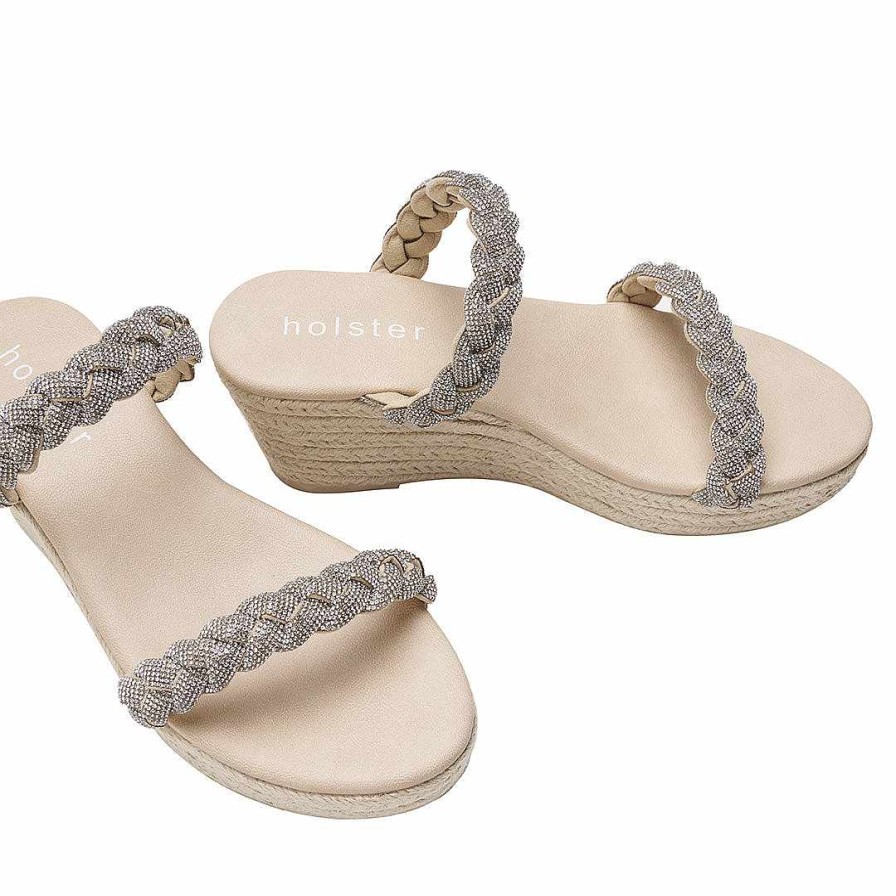 Women Holster | Tiara Espadrille Beige