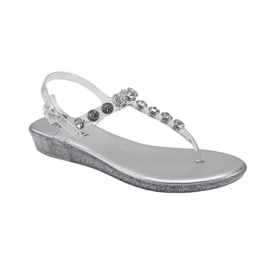 Women Holster | Amalfi Wedge Clear Glitter